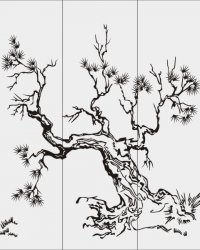 Пескоструйный рисунок Дерево 102